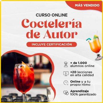 Curso Coctelería de Autor Online